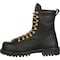 Georgia Boot Men's Waterproof Lace-To-Toe Work Boot, 10 M, Full-Grain Leather, 8 in Height, Black G8010 - alternate 7